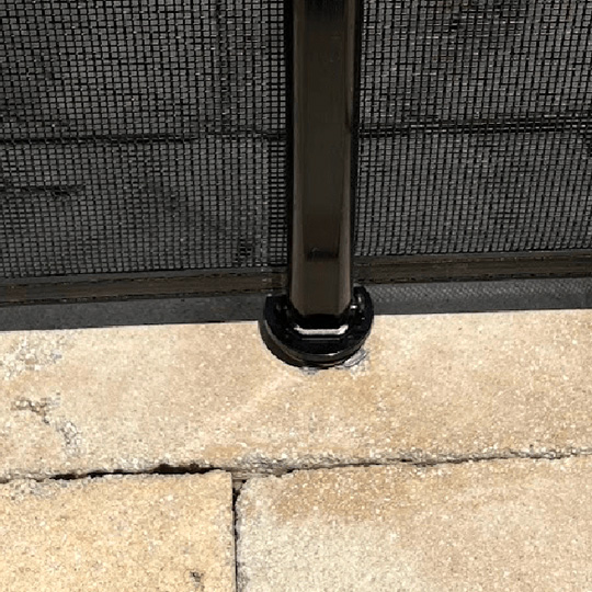 pool fence hole cover accent Comead